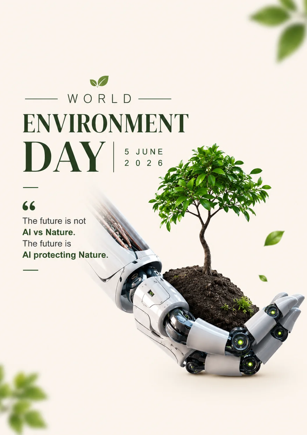 World Environment Day AI and nature campaign